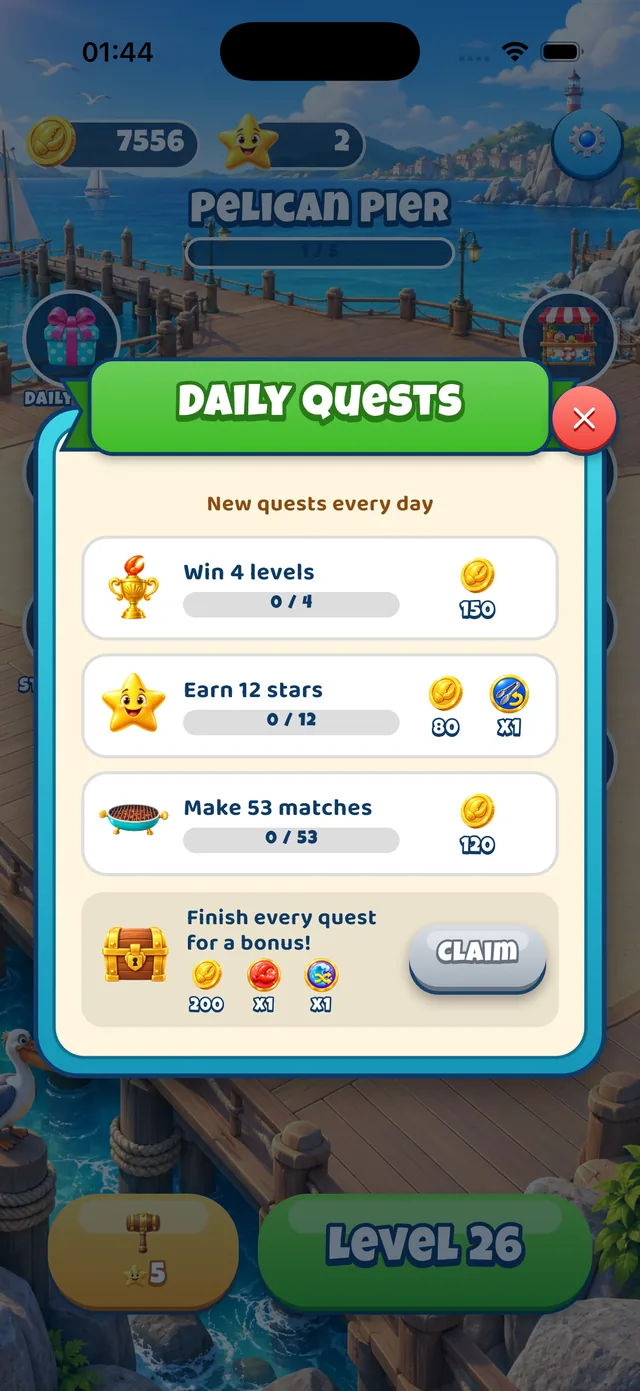 Daily quests