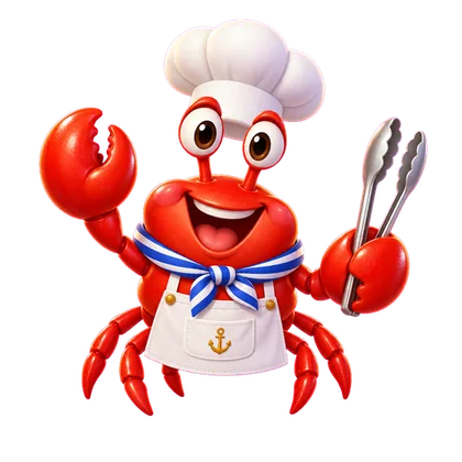 Pinchy the crab chef